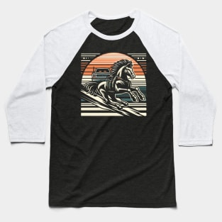 Retro Bronco Baseball T-Shirt